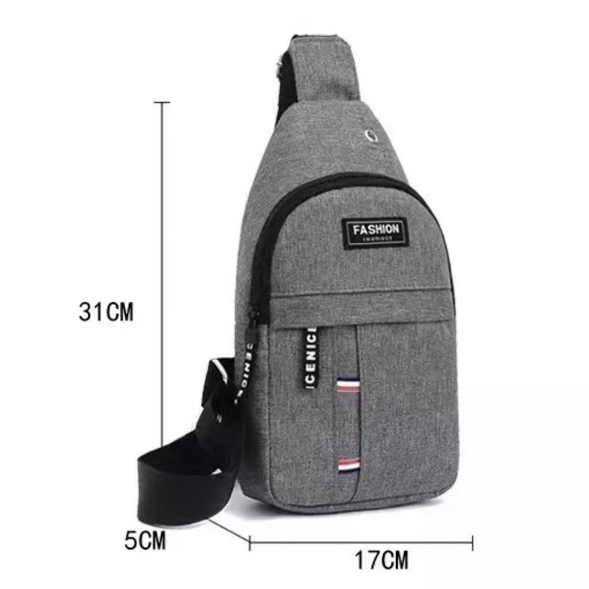 Multifunction Shoulder Bag Men Fashion Crossbody Bag On Shoulder Travel Sling Bag Pack Messenger Pack Chest Bag for Male
